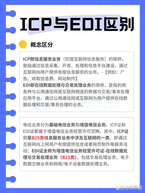 icp与edi有哪些区别? 概念区分 icp即信息服务业务